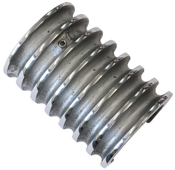 OBRIEN Obrien Polished Finned Aluminium Coil Cover OTECCS SR