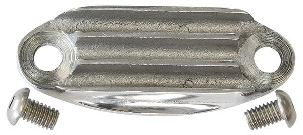 OBRIEN Obrien Polished Finned Aluminium Fuel Pump Block Off OTBOFC SR