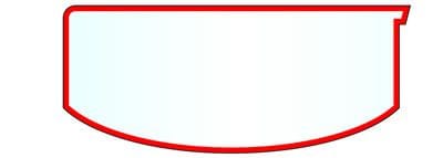 OPTICS 4 mil Thick, 3-Layer Clear Shield Protector Small Size 4 mil Thick, 3-Layer Clear Shield Protector Small Size SR