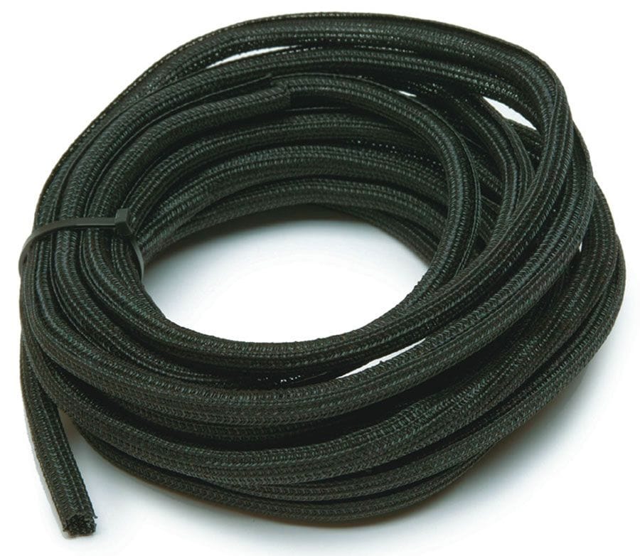 PAINLESS Handles Up To 257°F Painless Wiring 1/8" Dia Power braid High Temp Wire Wrap - 20 FT Length PW70910 SR