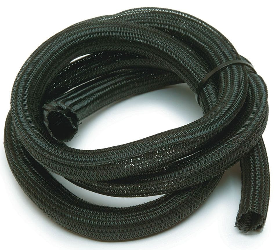 PAINLESS Handles Up To 257°F Painless Wiring 3/4" Dia Power braid High Temp Wire Wrap - 6 FT Length PW70903 SR