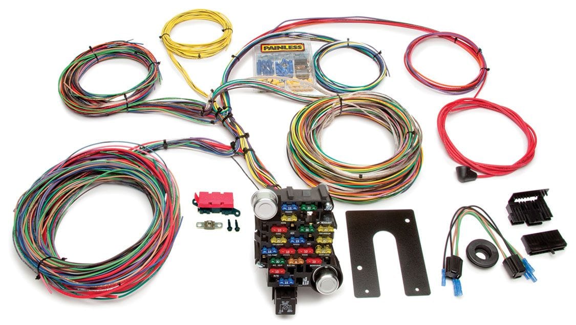 PAINLESS Non GM Column Painless Wiring 28 Circuit Universal Harness Kit PW10202 SR
