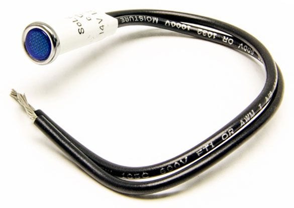 PAINLESS Painless Wiring 5/16" Indicator Dash Light, Blue PW80206 SR