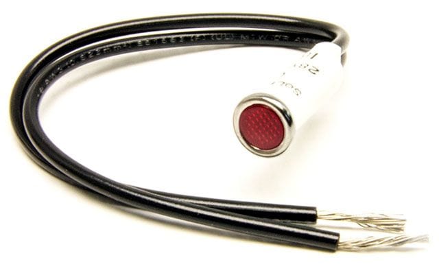 PAINLESS Painless Wiring 5/16" Indicator Dash Light, Red PW80204 SR