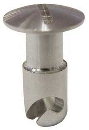 PANELFAST Aluminium Under Cut Oval Head Fastener, 1/4" x .400 Grip (Each) Panelfast Dzus Fastener PANUA4400 SR