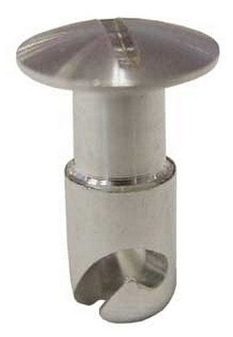 PANELFAST Aluminium Under Cut Oval Head Fastener, 1/4" x .500 Grip (Each) Panelfast Dzus Fastener PANUA4500 SR