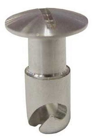 PANELFAST Aluminium Under Cut Oval Head Fastener, 7/16" x .500 Grip (Each) Panelfast Dzus Fastener PANUA6500 SR