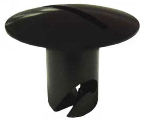PANELFAST Black Aluminium Big Oval Head Fastener, 7/16" x .500 Grip (Each) Panelfast Dzus Fastener PANBIGABK6500 SR