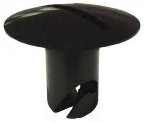 PANELFAST Black Aluminium Big Oval Head Fastener, 7/16" x .600 Grip (Each) Panelfast Dzus Fastener PANBIGABK6600 SR