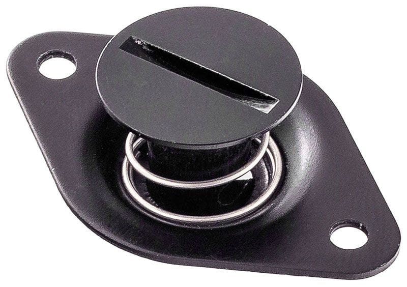 PANELFAST Black Steel Self Eject Fastener, 7/16" x .550 Grip (Each) Panelfast Dzus Fastener PANE6550BK SR