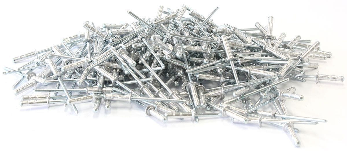 PANELFAST Mill 1/8" x 3/8" Grip x 3/8"(Box Of 250) Panelfast Aluminium Rivets PANBSC90035M SR