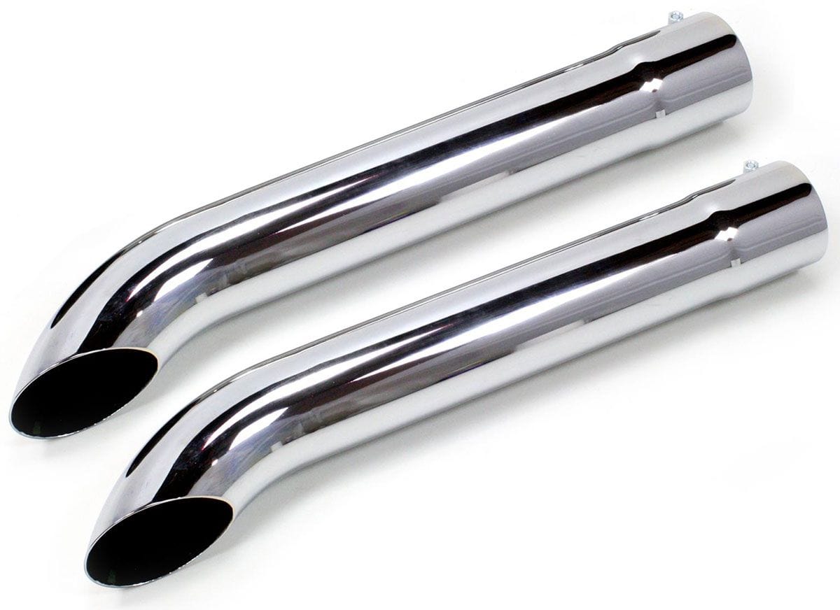 PATRIOT With Mufflers, 3-1/2" I.D x 26" Length Patriot Exhaust Chrome Side Tube Turnouts PATH3822 SR