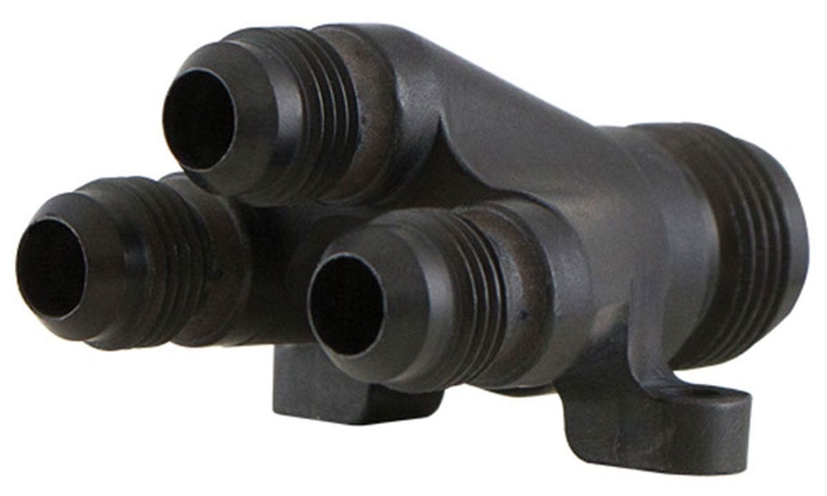 PFS x1 -8AN, x3 -6AN CLEARANCE Peterson Fluid Systems 4-Way Manifold PFS10-1041 SR