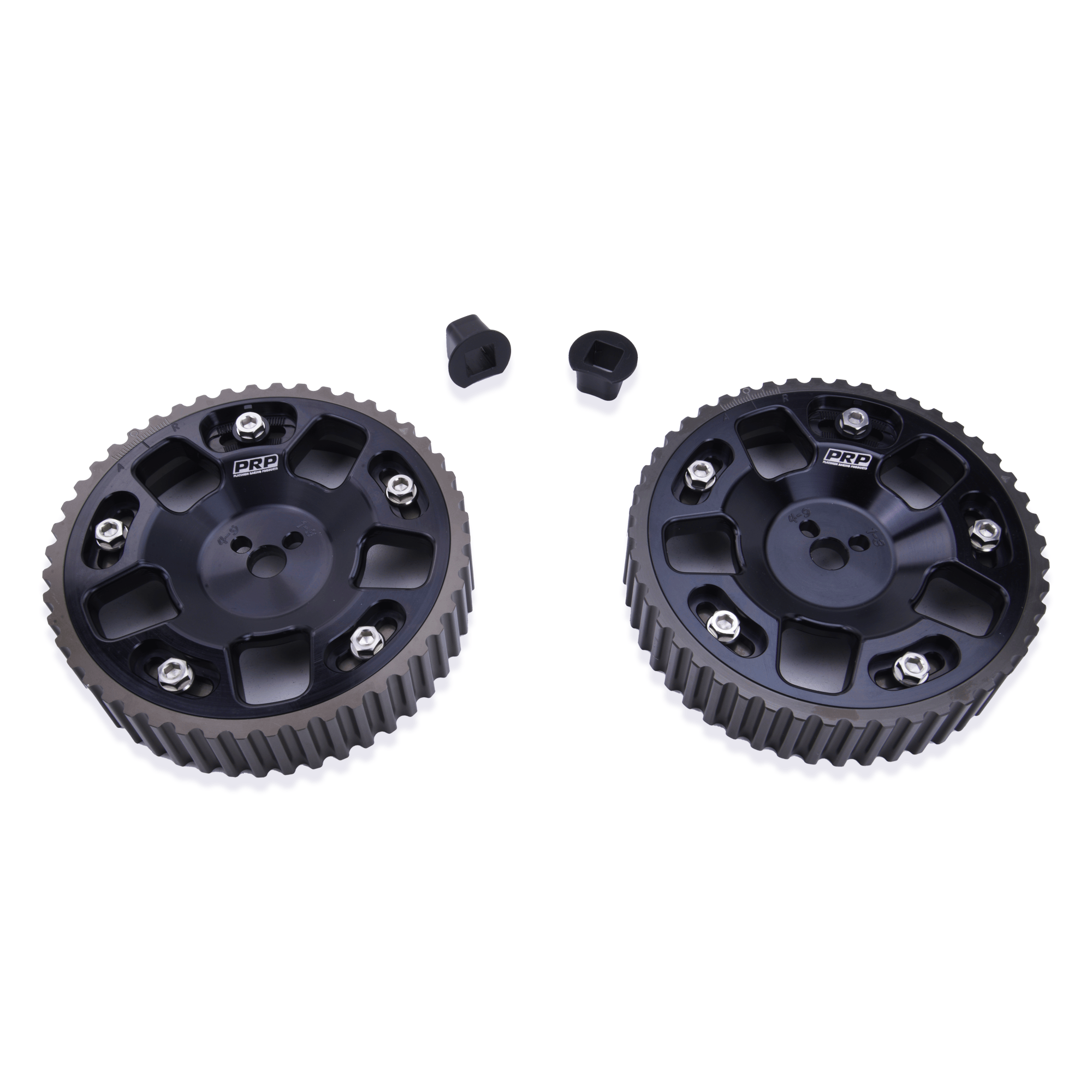 Platinum Racing Products Adjustable Cam Gear None required / Black EVO 4G63 Adjustable Cam Gears SR