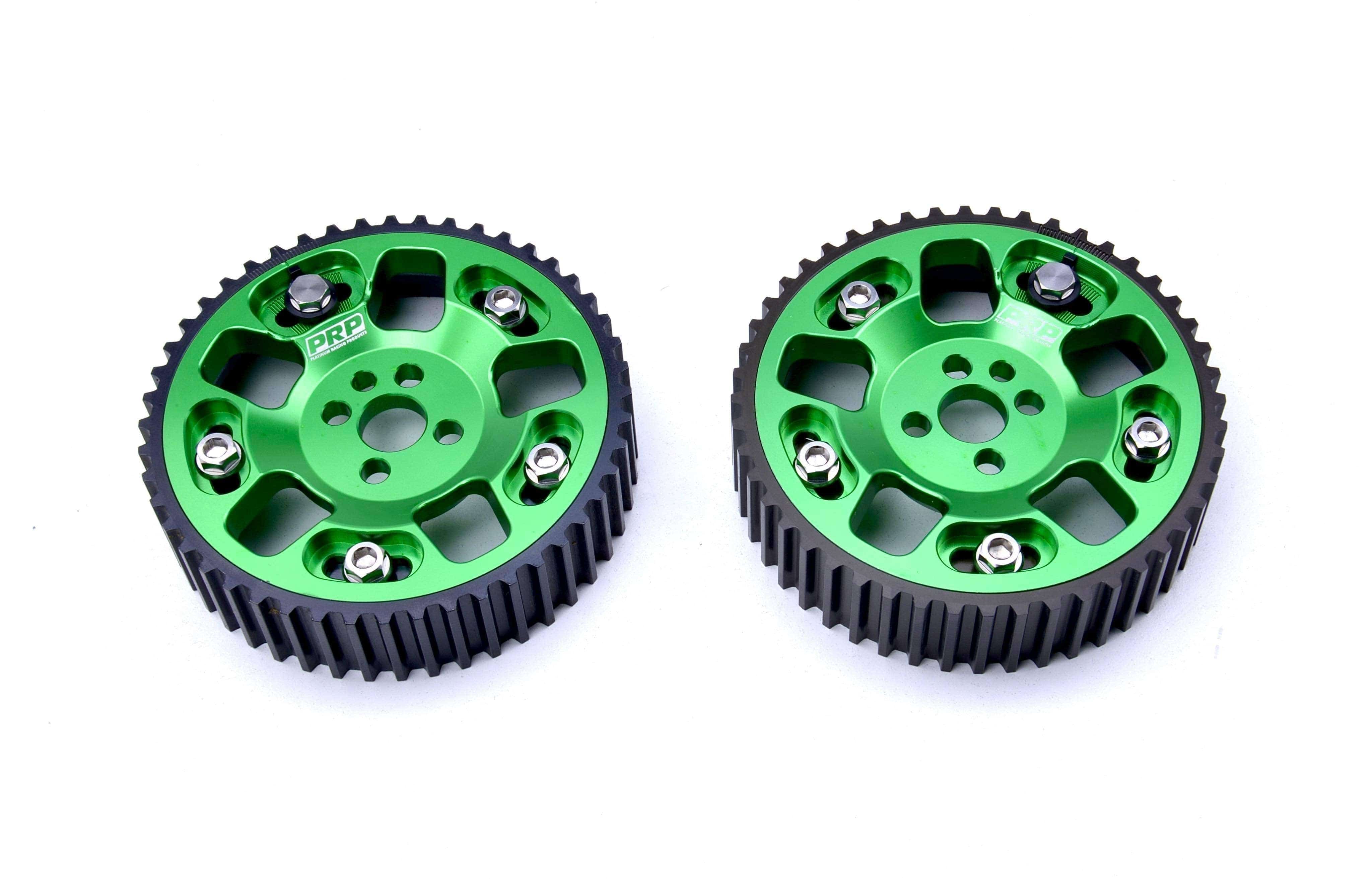Platinum Racing Products Adjustable Cam Gear None required / Green CA18 Adjustable Cam Gears (PAIR) SR