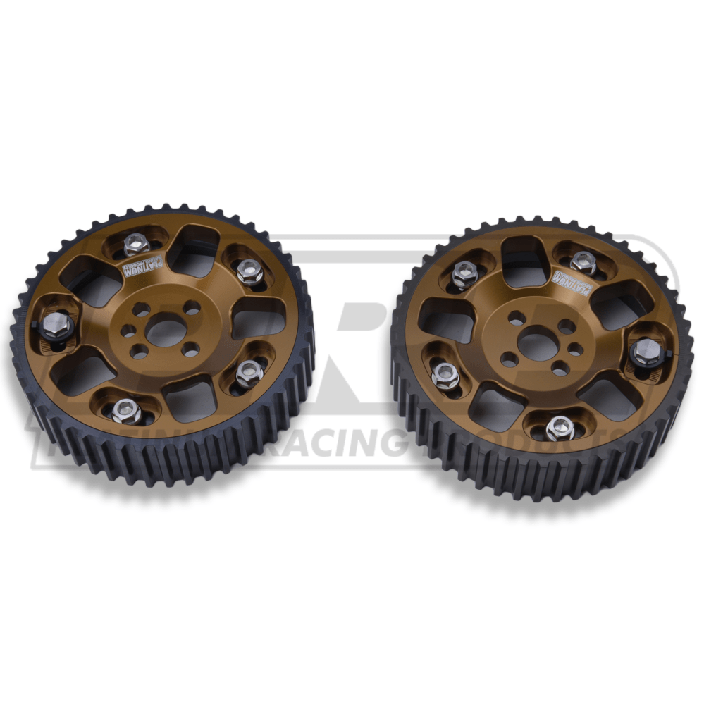 Platinum Racing Products Adjustable Cam Gear One Cam Gear / None required / Bronze Adjustable ALLOY OUTER Cam Gears to suit RB20 / RB25 / RB26 SR