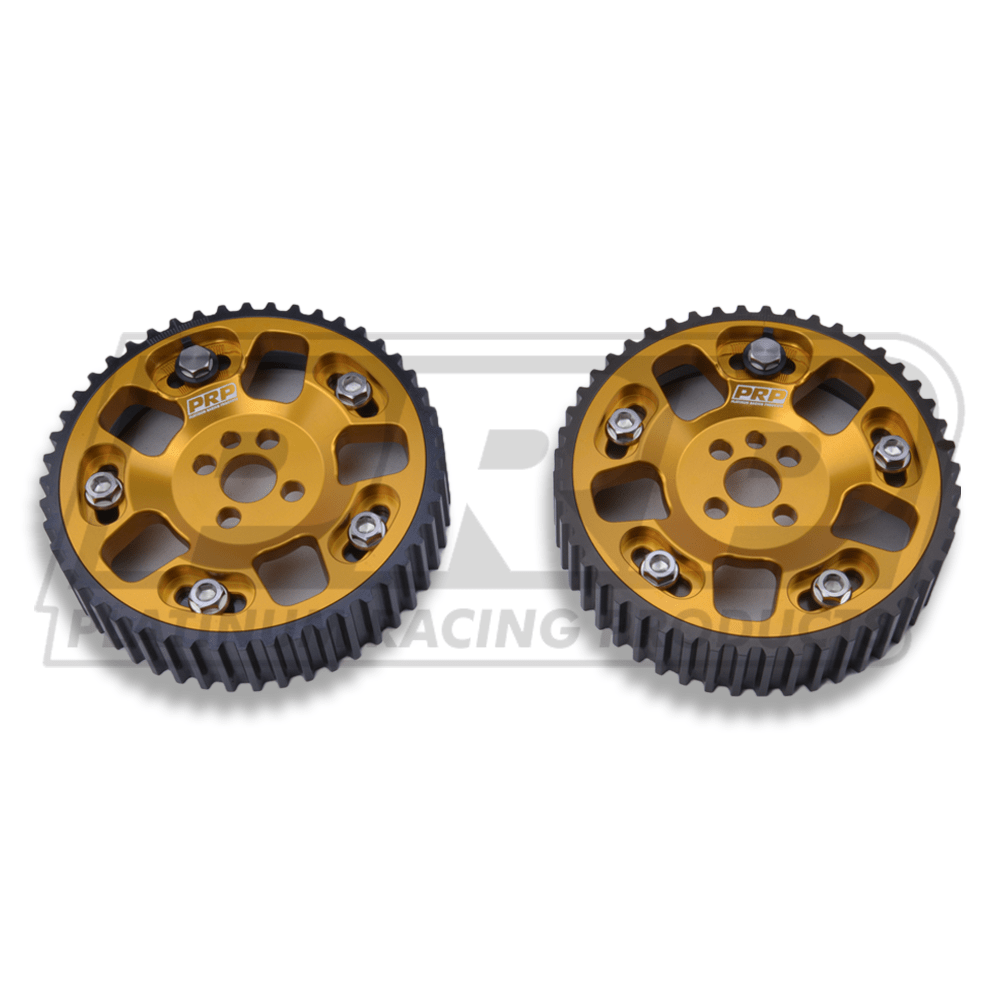 Platinum Racing Products Adjustable Cam Gear One Cam Gear / None required / Gold Adjustable ALLOY OUTER Cam Gears to suit RB20 / RB25 / RB26 SR