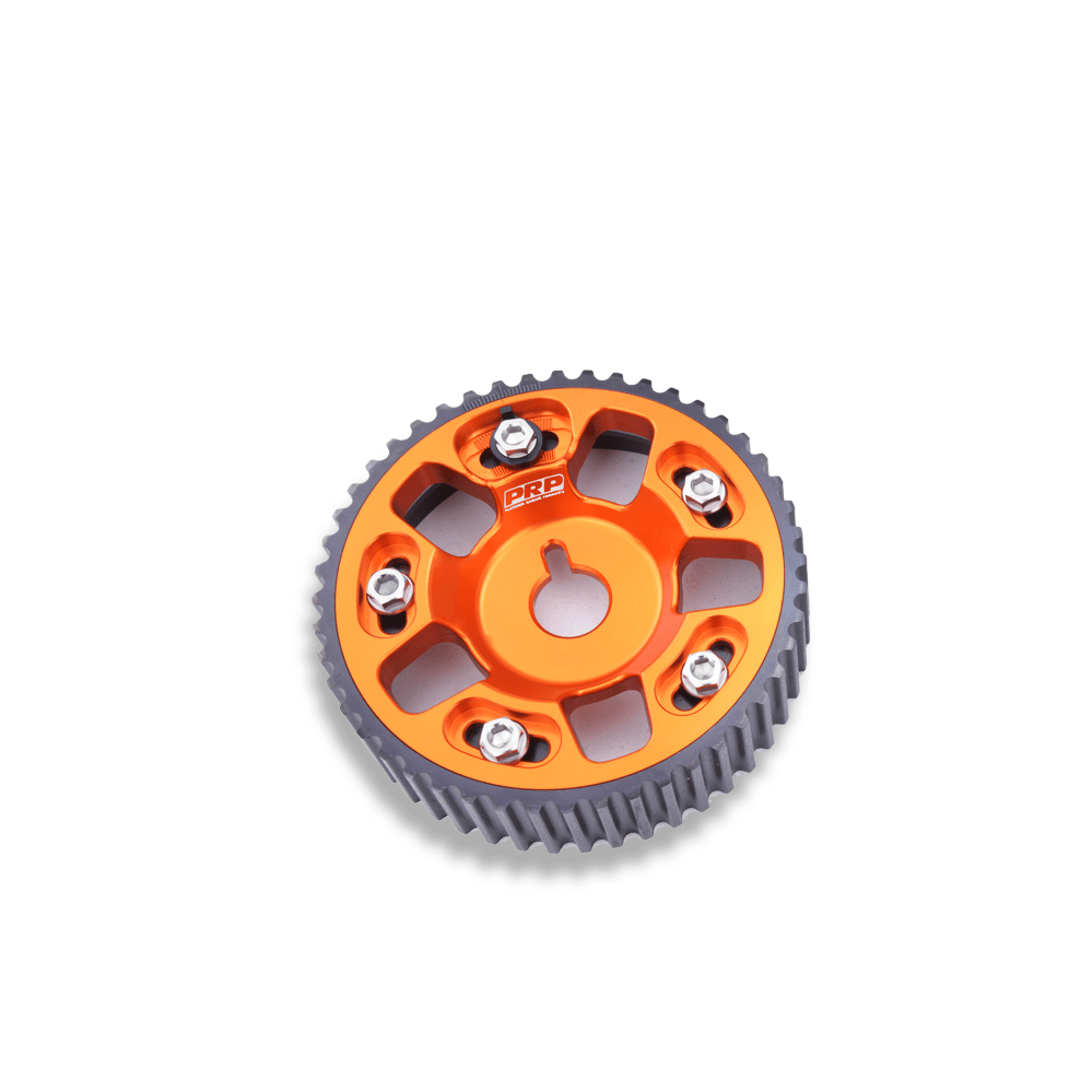 Platinum Racing Products Adjustable Cam Gear One Cam Gear / Orange / No thankyou Adjustable ALLOY OUTER Cam Gears to suit 1JZ / 2JZ SR