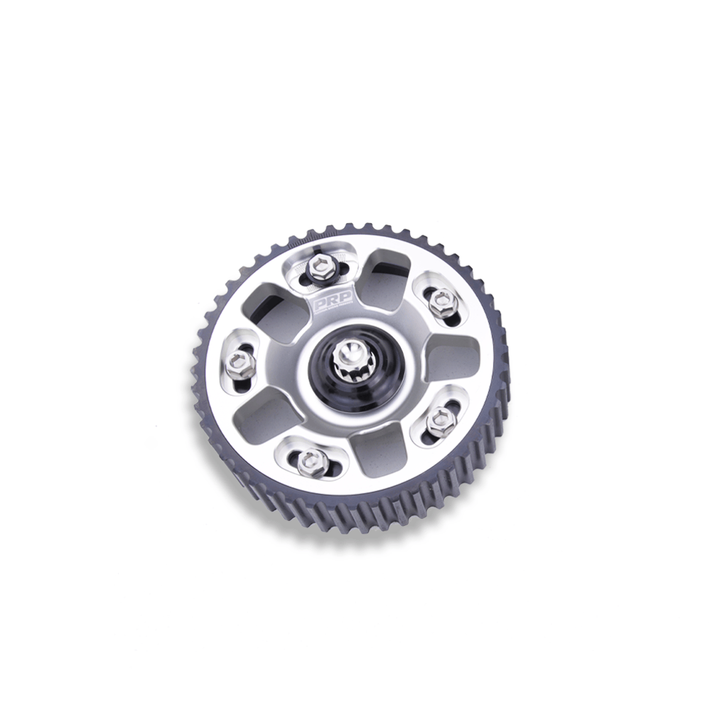 Platinum Racing Products Adjustable Cam Gear One Cam Gear / Silver / Add Billet Retainer and TI Bolt x 1 Adjustable ALLOY OUTER Cam Gears to suit 1JZ / 2JZ SR