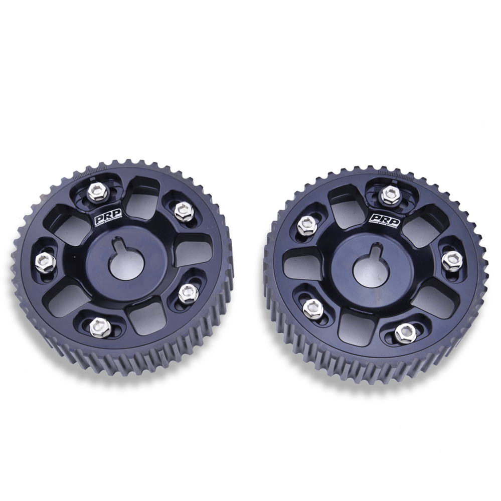 Platinum Racing Products Adjustable Cam Gear Two Cam Gears / Black / No thankyou Adjustable ALLOY OUTER Cam Gears to suit 1JZ / 2JZ SR