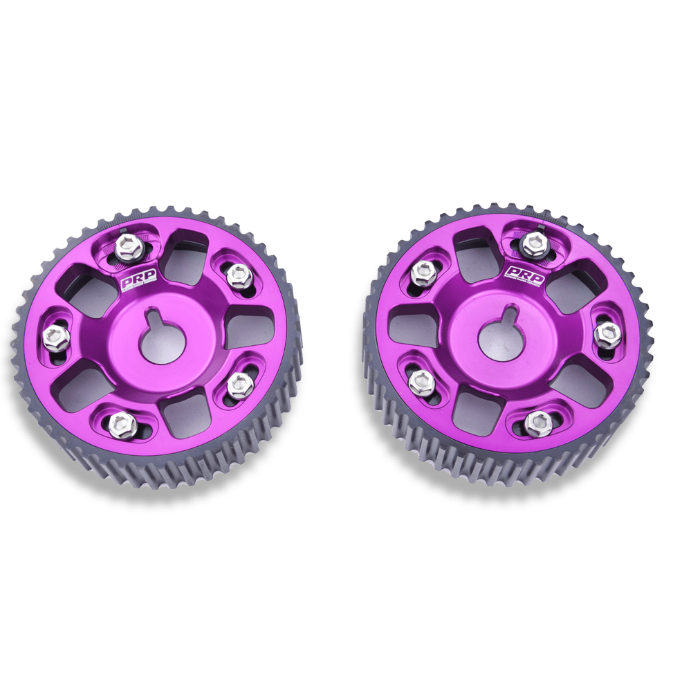 Platinum Racing Products Adjustable Cam Gear Two Cam Gears / Purple / No thankyou Adjustable ALLOY OUTER Cam Gears to suit 1JZ / 2JZ SR