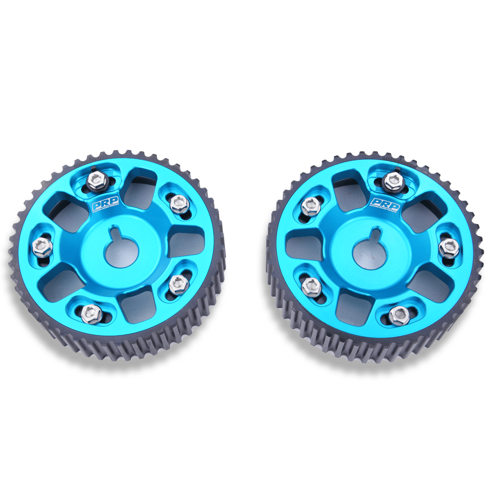 Platinum Racing Products Adjustable Cam Gear Two Cam Gears / Teal / No thankyou Adjustable ALLOY OUTER Cam Gears to suit 1JZ / 2JZ SR