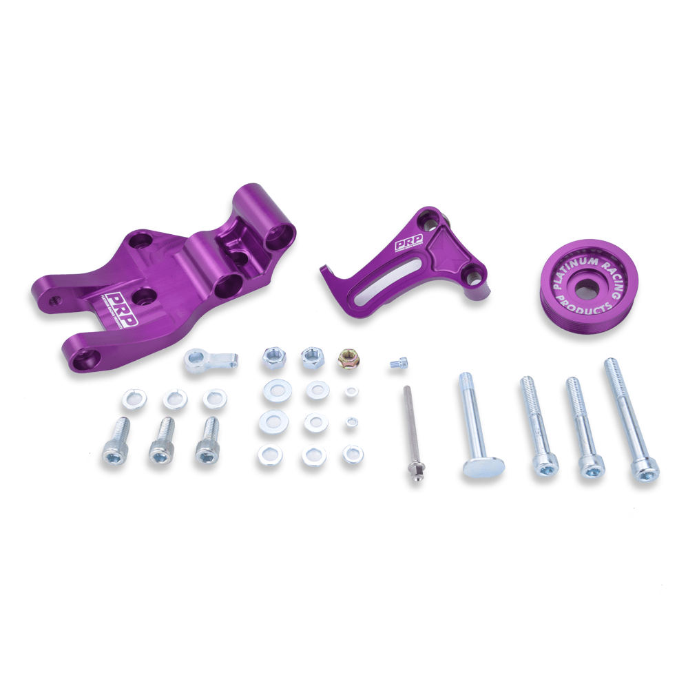 Platinum Racing Products Alternator Kit LS1 Alternator Kit - NO ALTERNATOR / Purple LS1 Alternator Conversion Kit for Nissan SR20 SR