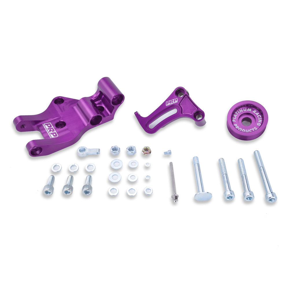 Platinum Racing Products Alternator Kit LS1 Alternator Kit - NO ALTERNATOR / Purple LS1 Alternator Conversion Kit for Nissan SR20 SR