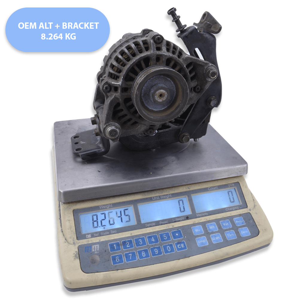 Platinum Racing Products Alternator Kit LS1 Alternator Kit - NO ALTERNATOR / Silver LS1 Alternator Conversion Kit for Nissan SR20 SR