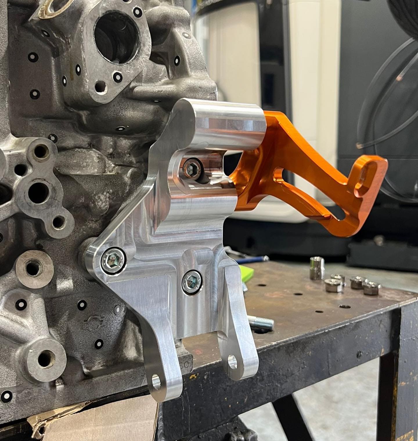 Platinum Racing Products Alternator Kit LS1 Alternator Kit - NO ALTERNATOR / Teal LS1 Alternator Conversion Kit for Nissan SR20 SR