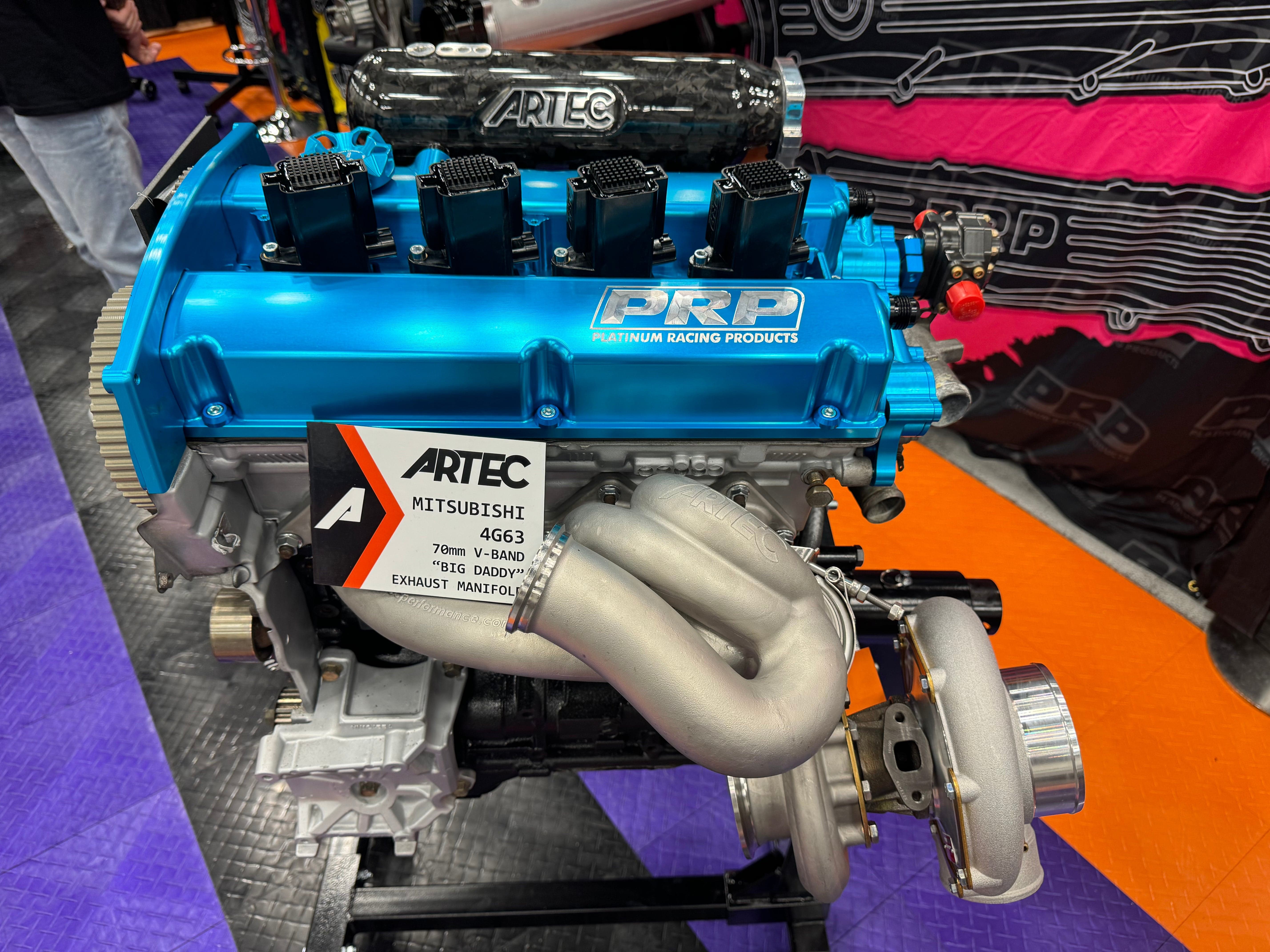 Platinum Racing Products Billet Cam Covers Mitsubishi EVO 4-9 Billet Cam Cover Kit SR