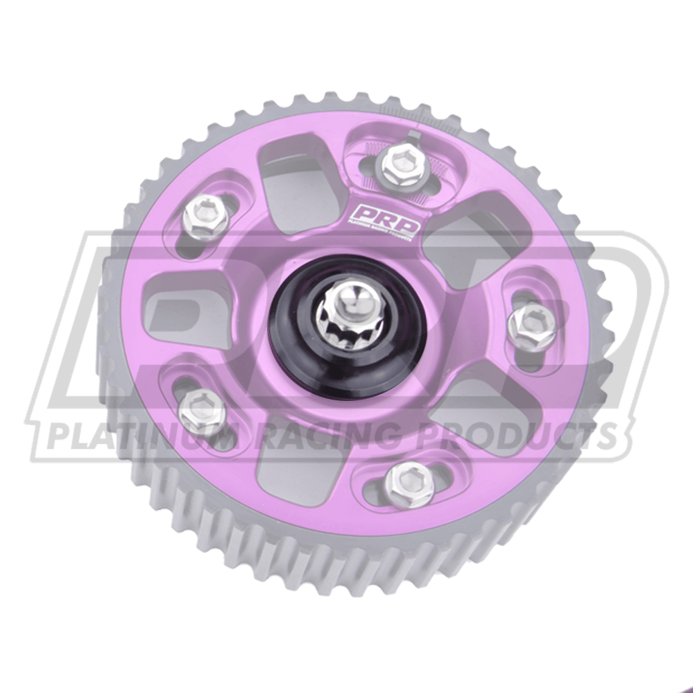 Platinum Racing Products Cam Gear Retainer Add 1 x Cam Gear Bolt / Add 1 x Cam Bolt Retainer / Black Titanium Cam Gear Bolt and Retainer to suit Toyota 1JZ / 2JZ SR