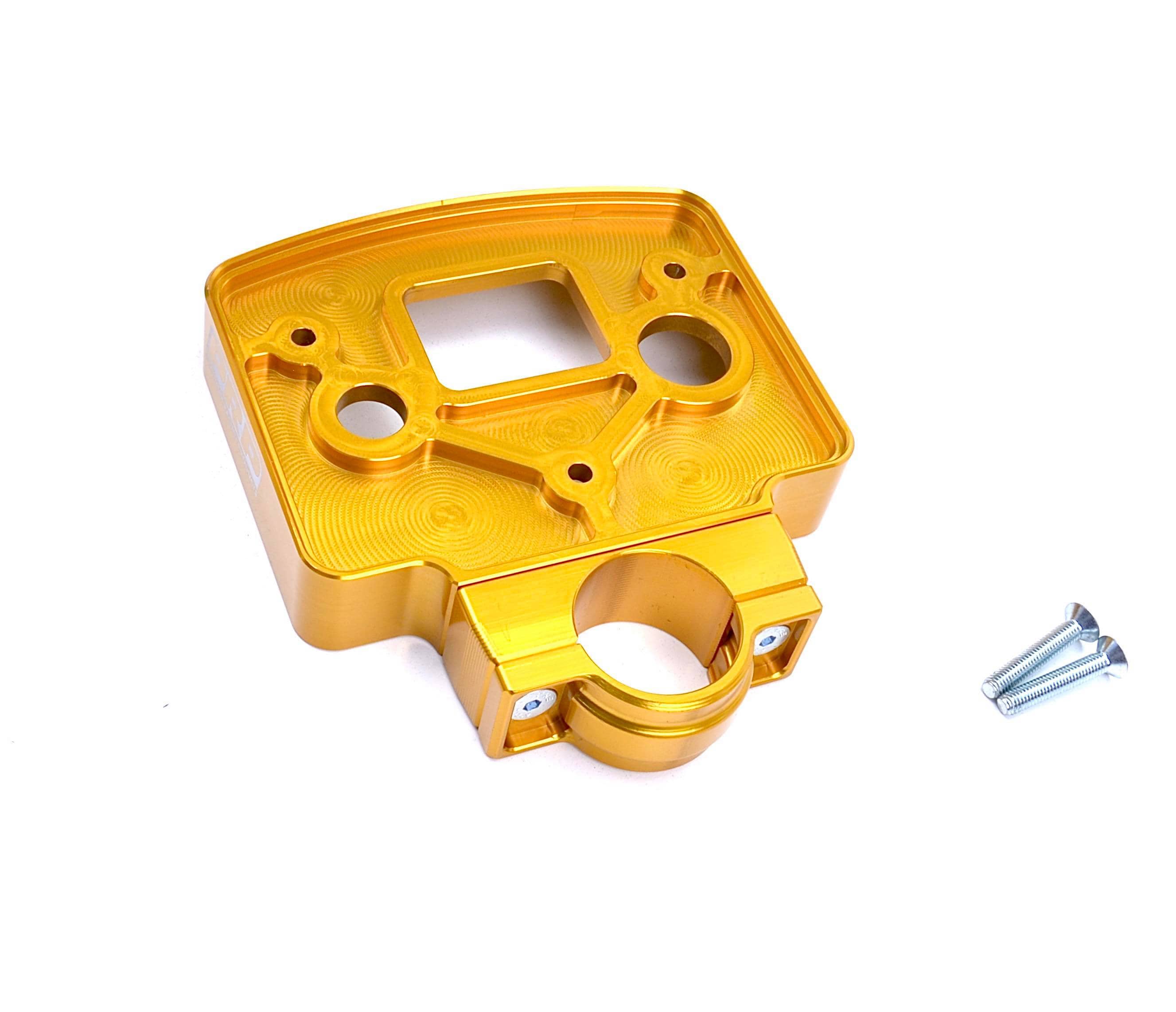 Platinum Racing Products Display Dash Mount C125 / 32mm / Gold Motec C125 / C185 Display Dash Mount SR