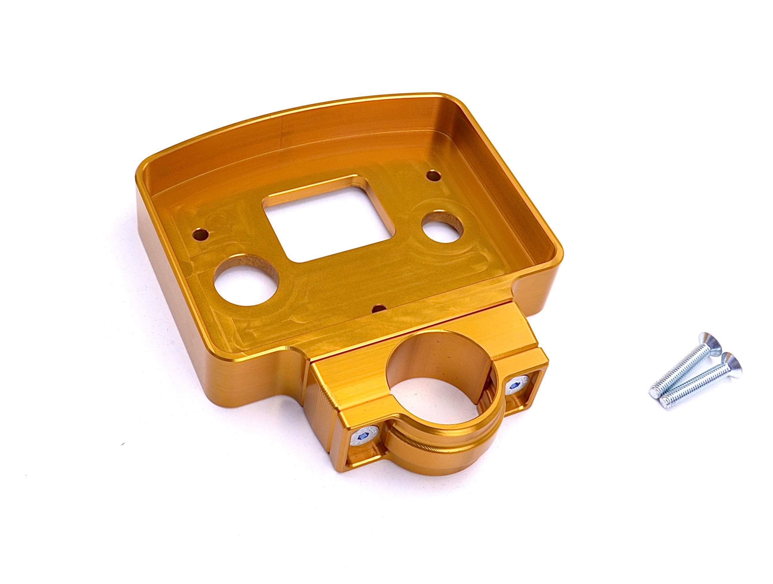 Platinum Racing Products Display Dash Mount C125 / 32mm / Silver Motec C125 / C185 Display Dash Mount SR