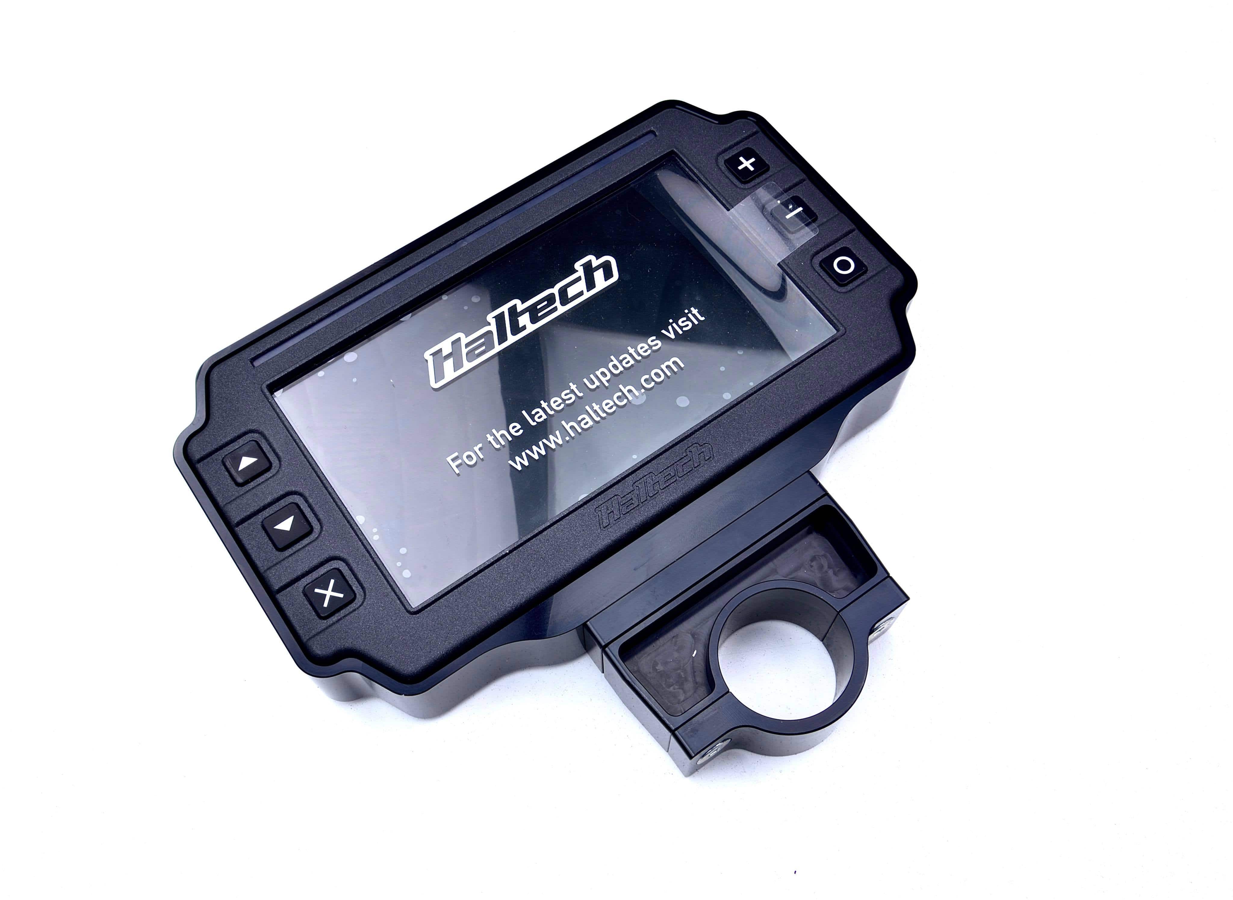 Platinum Racing Products Display Dash Mount Flush mount ( no mounts on the bottom ) / No / Silver Haltech IC7 Display Dash Mount SR
