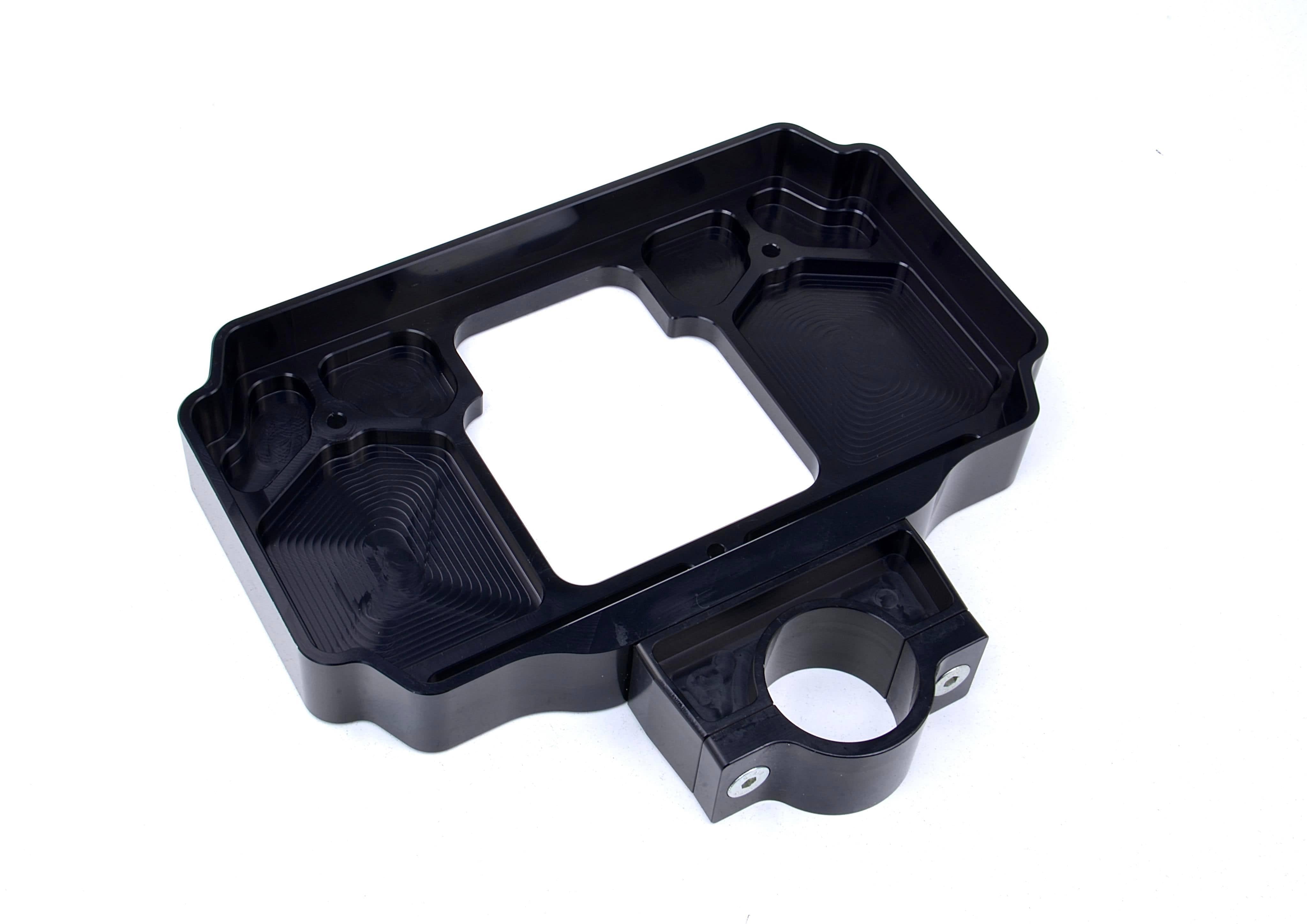 Platinum Racing Products Display Dash Mount Flush mount ( no mounts on the bottom ) / Yes - Add 10mm Spacer / Gold Haltech IC7 Display Dash Mount SR