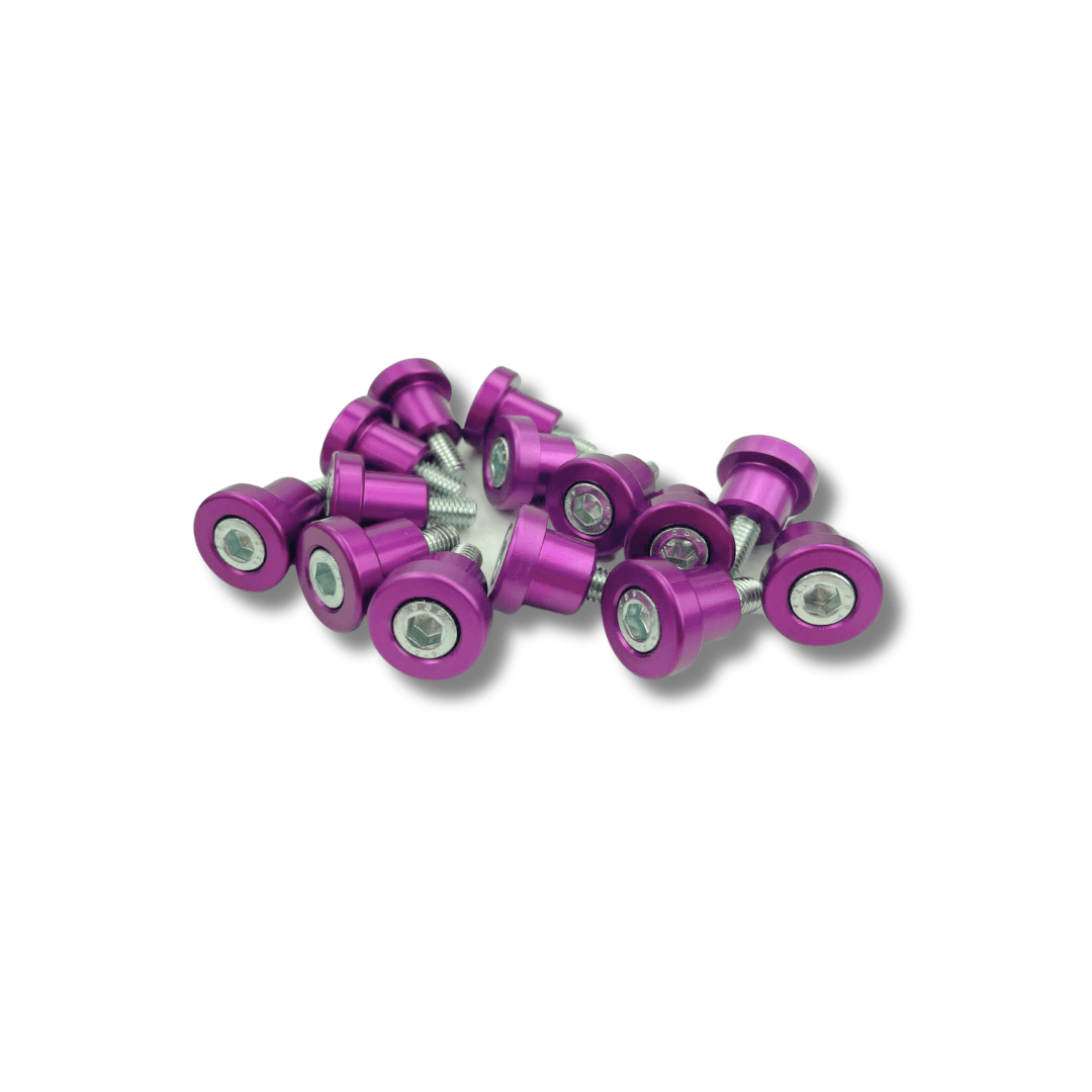 Platinum Racing Products Dress Up Washers Black Rocker Cover Dress Up Bolt Kit to suit Nissan TB48 SR