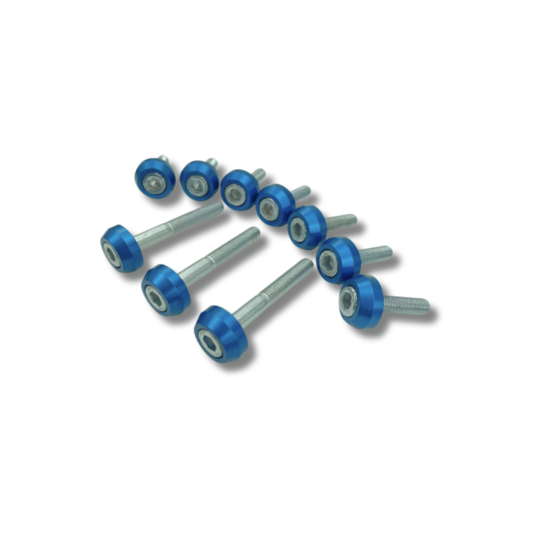 Platinum Racing Products Dress Up Washers Black Rocker Cover Dress Up Bolt Kit to suit Toyota 3SGTE SR