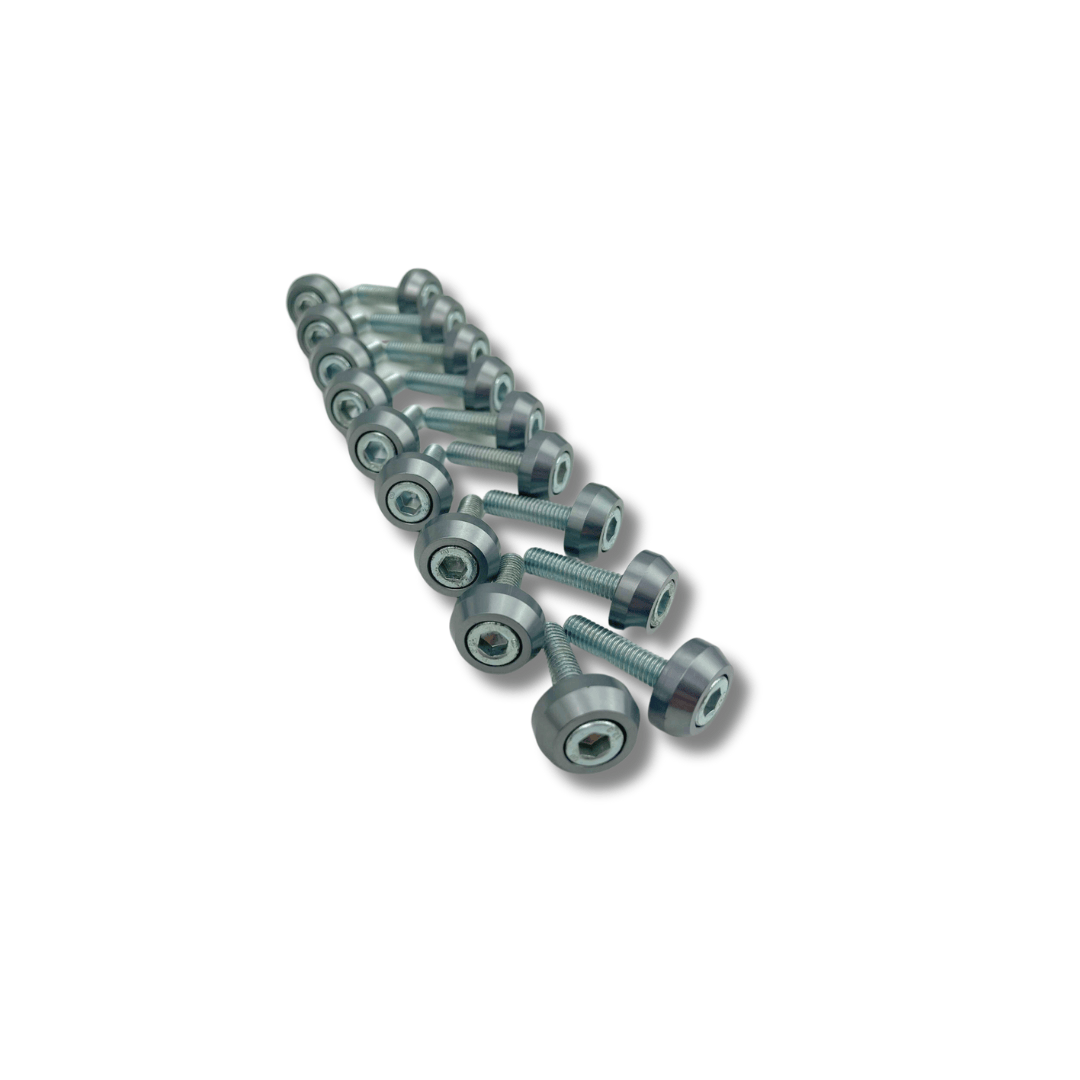 Platinum Racing Products Dress Up Washers Purple Rocker Cover Dress Up Bolt Kit to suit Mitsubishi Evo X SR