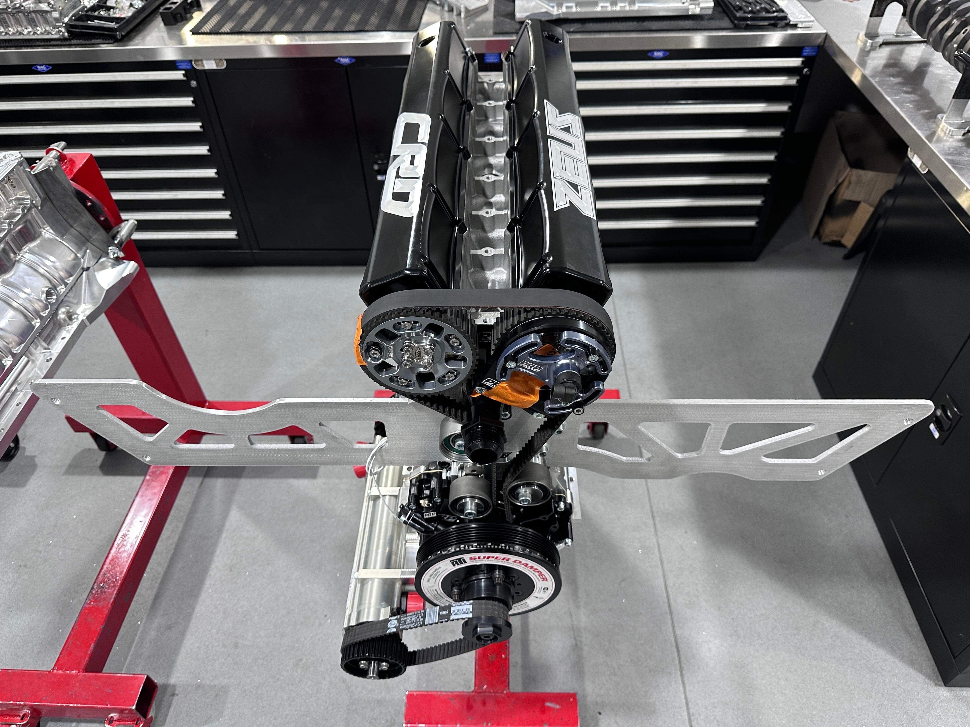 Platinum Racing Products Dry Sump Grey / No Brace / Billet Block Nissan RB 2WD Dry Sump Kit SR