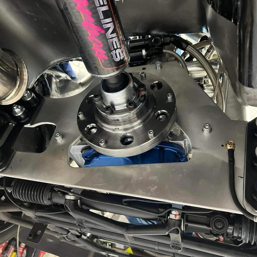 Platinum Racing Products Dry Sump Silver / No Brace / Billet Block Nissan RB 2WD Slimline Dry Sump Pan Kit SR