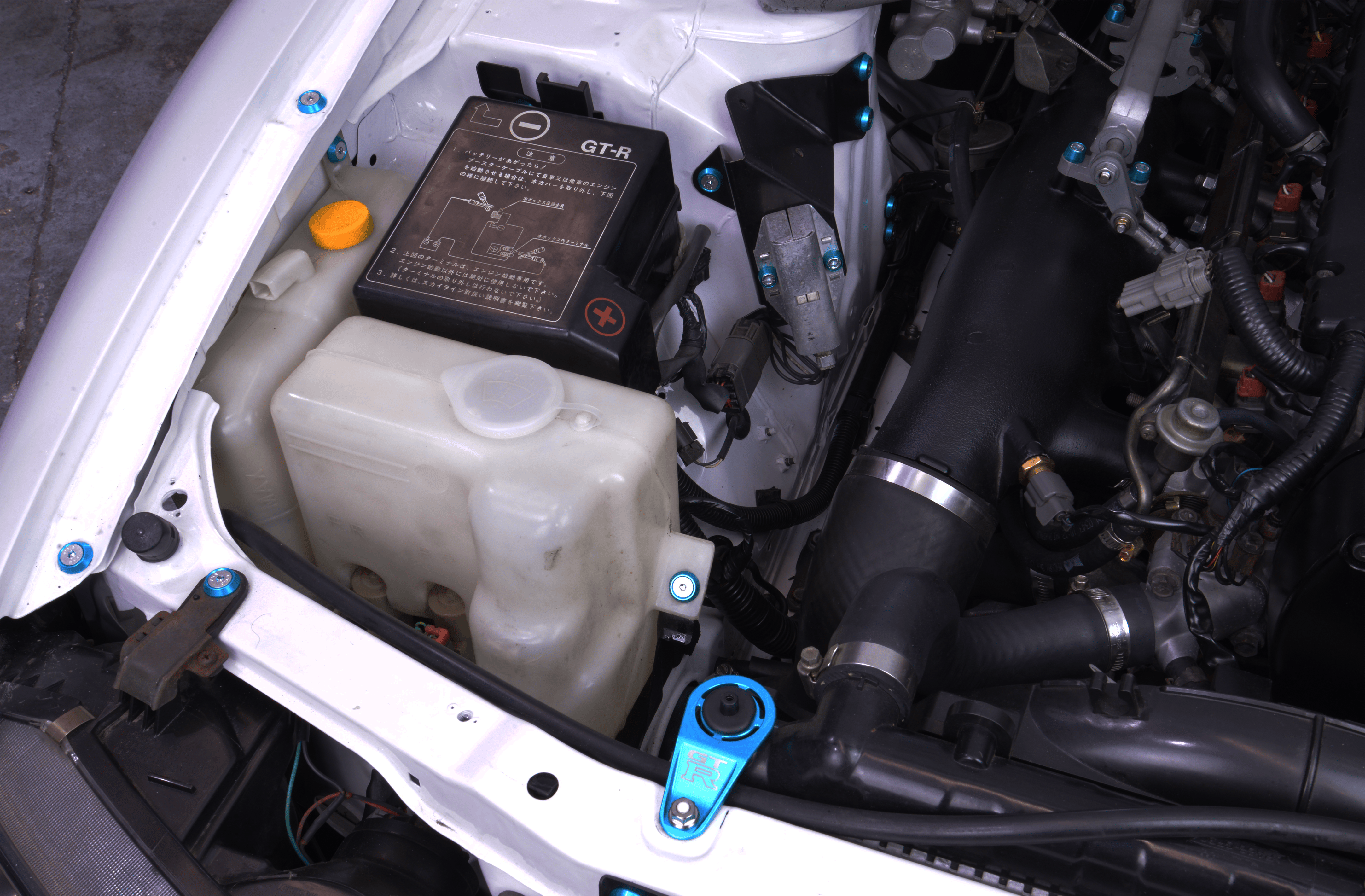 Platinum Racing Products Engine Bay Dress Up Kits Nissan "R Chassis" Engine Bay Dress Up Washer Kit SR