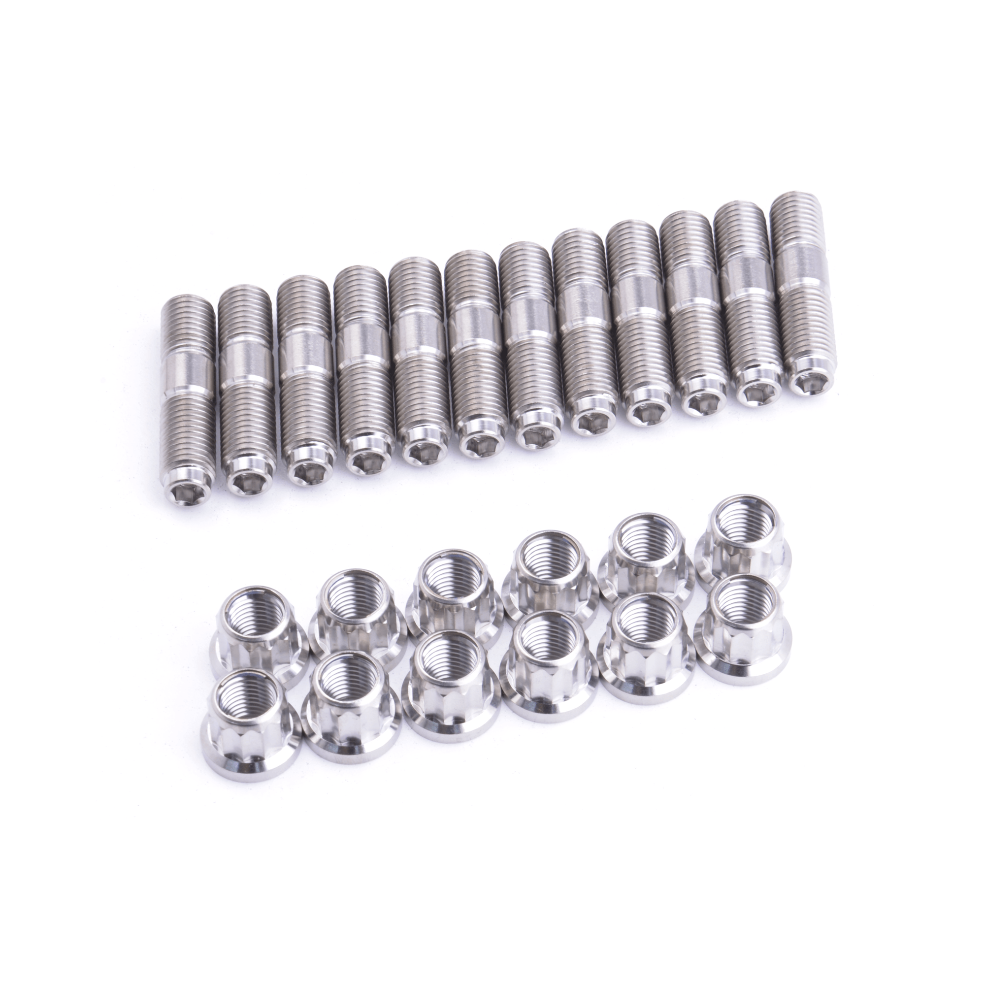 Platinum Racing Products Engine Fasteners Nissan SR Pro Series Titanium Exhaust Manifold Stud Kit SR