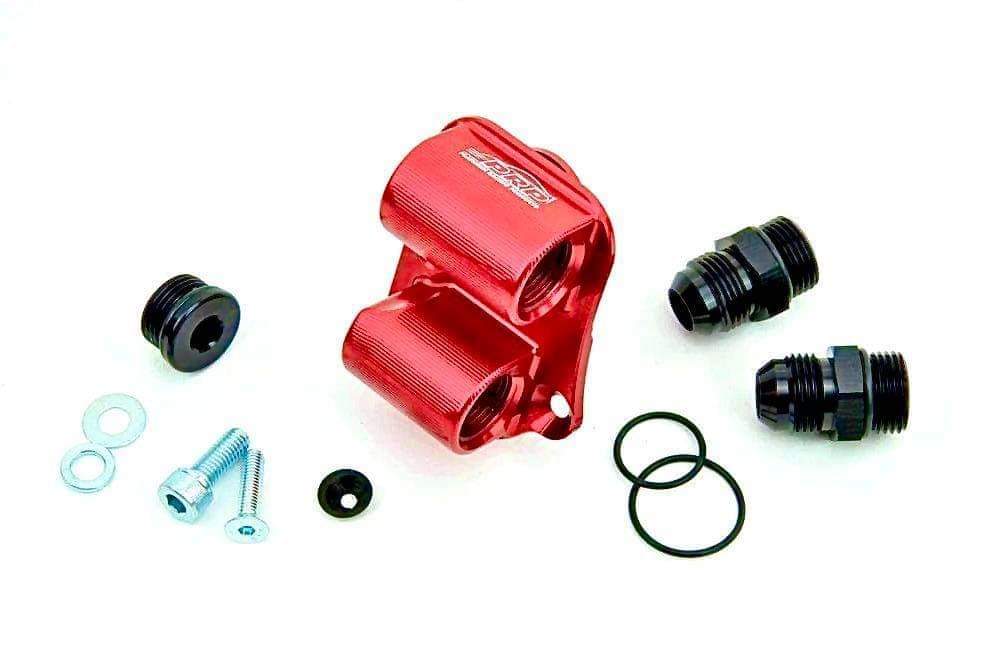 Platinum Racing Products Head Drain Red Nissan RB Twin Cam Double Head Drain Oil & Coolant SR