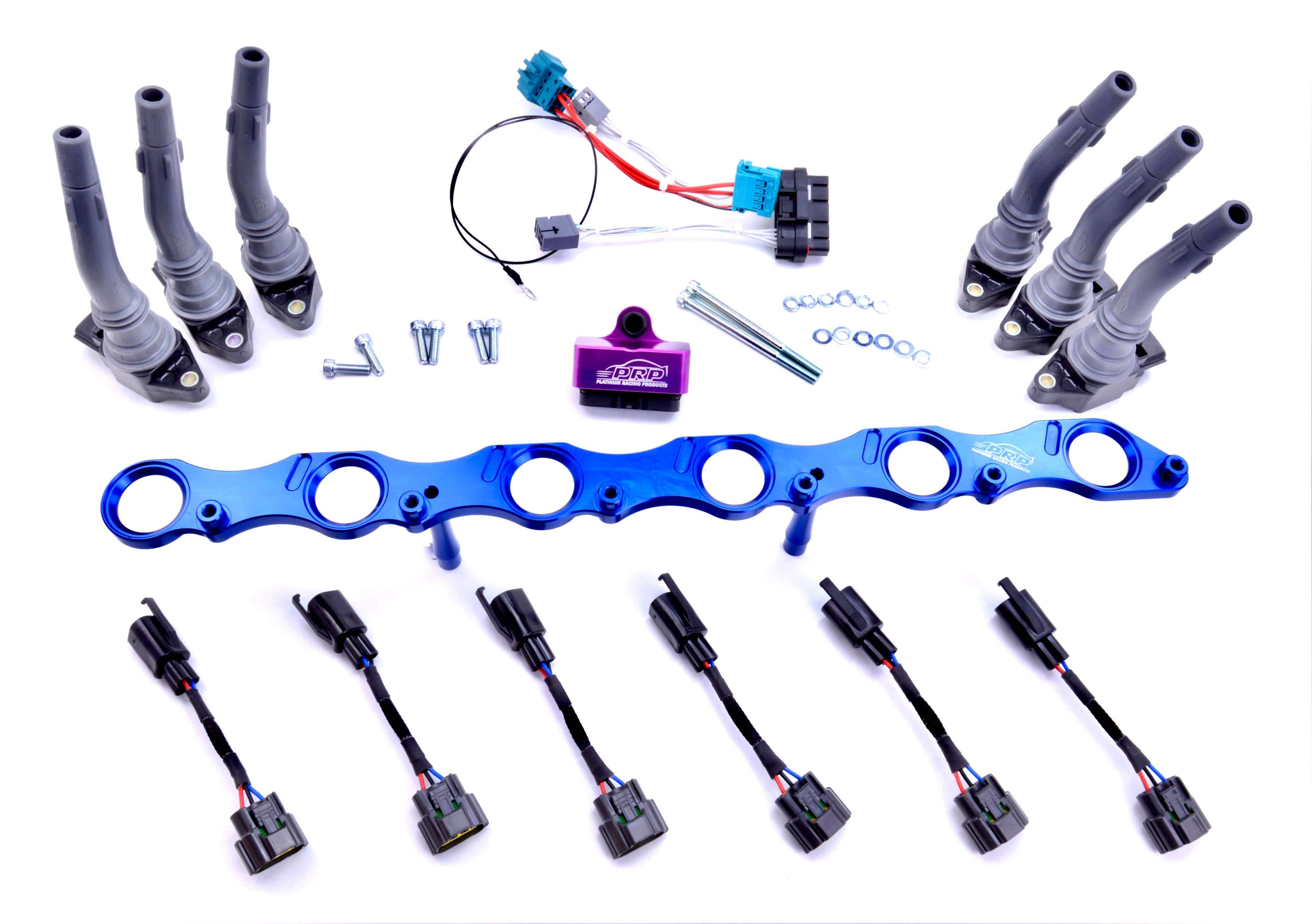 Platinum Racing Products Ignition Coil Kit Black / Full Kit to suit OEM Plug & Play BMW N54 Coil Kit SR