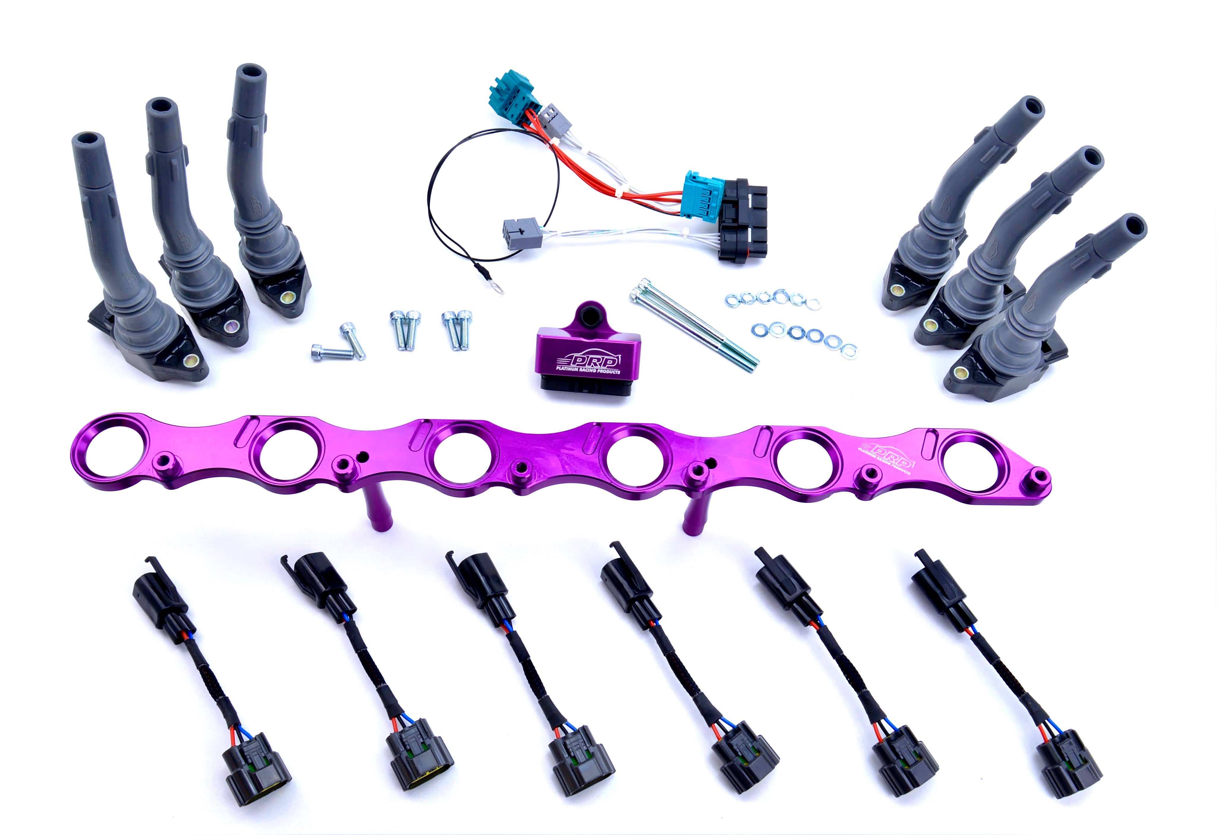 Platinum Racing Products Ignition Coil Kit Black / Full Kit to suit Universal Loom BMW N54 Coil Kit SR