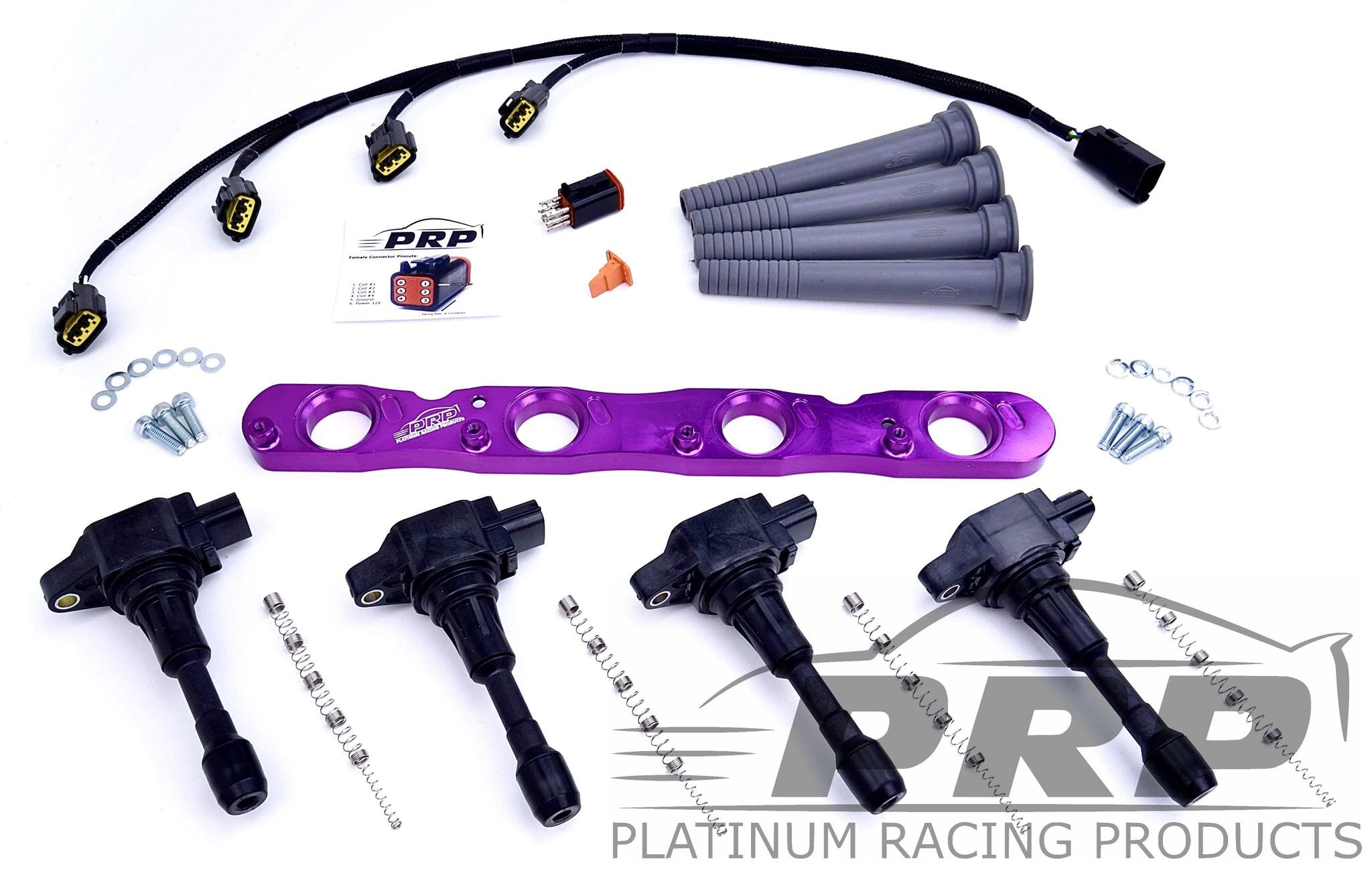 Platinum Racing Products Ignition Coil Kit Mitsubishi 4B11 Evo X Ignition Coil Kit SR