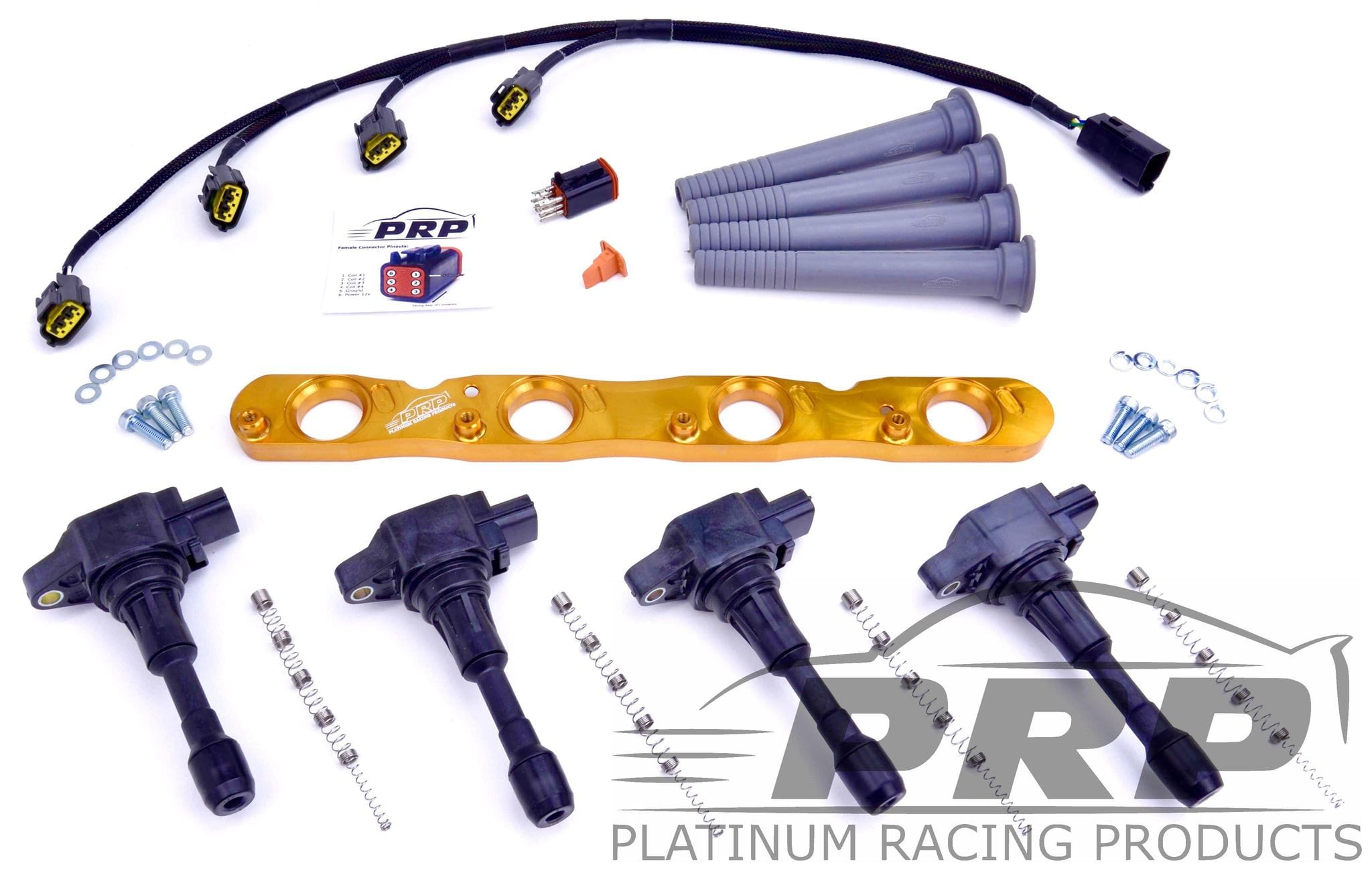 Platinum Racing Products Ignition Coil Kit Mitsubishi 4B11 Evo X Ignition Coil Kit SR