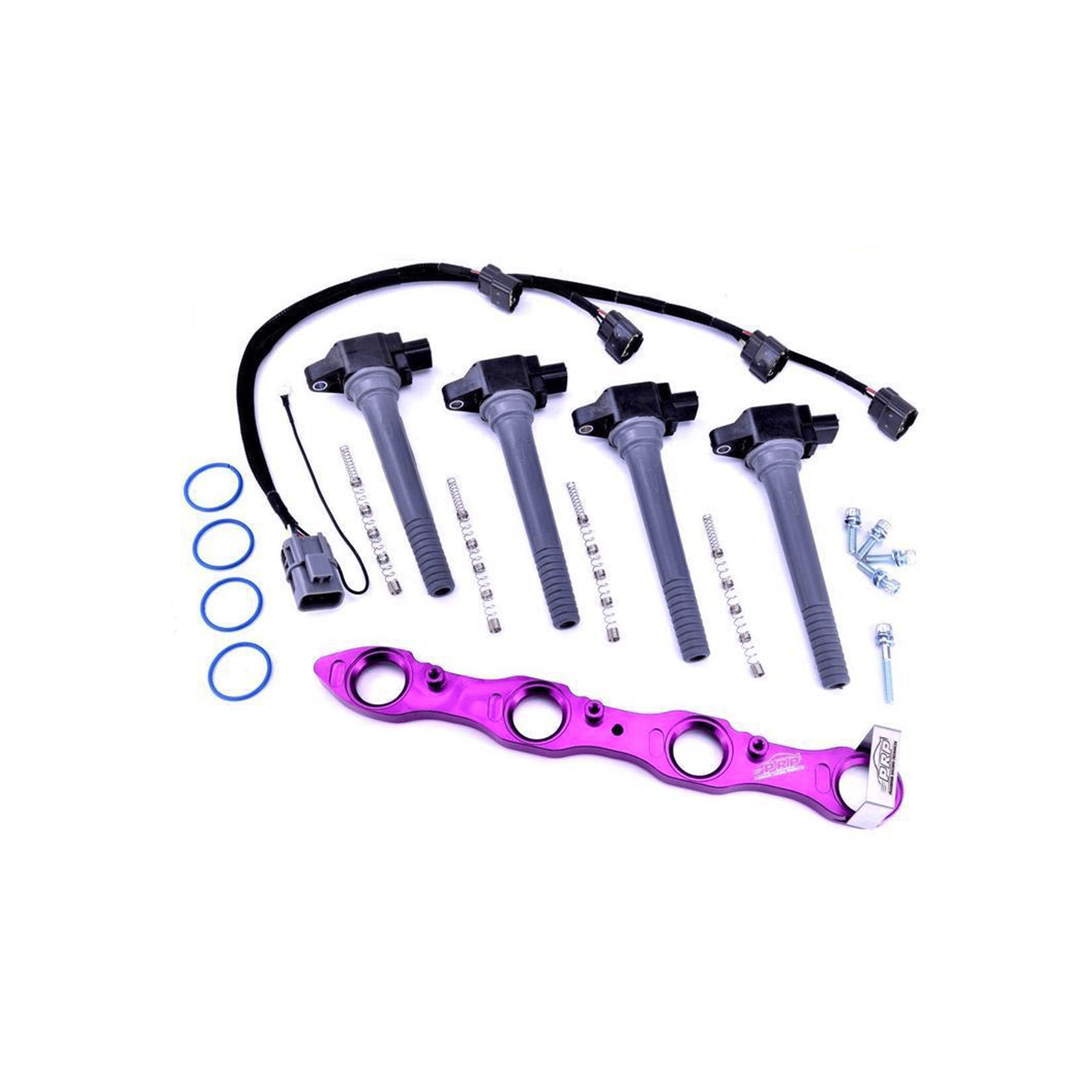 Platinum Racing Products Ignition Coil Kit Nissan SR20 Coil Kit for S13 & Series 1 S14 & 180SX, Big Hole Rocker Cover SR