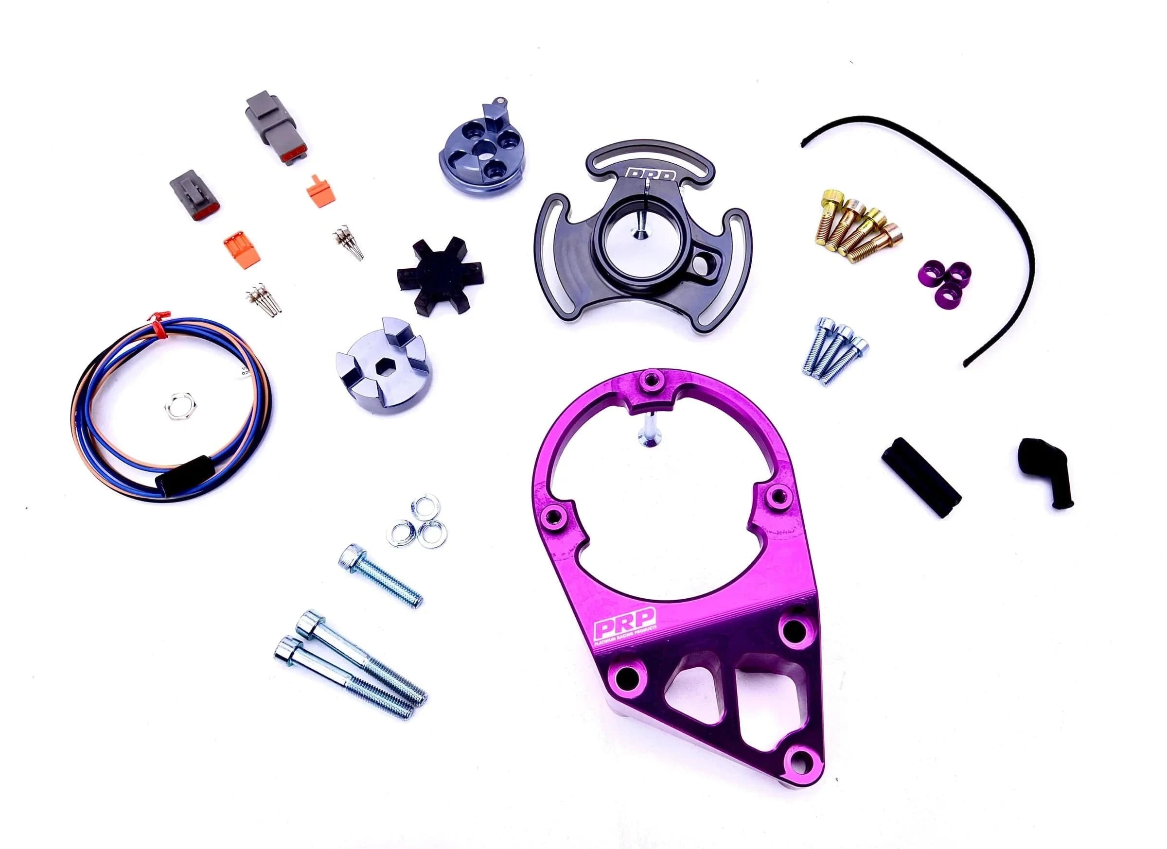 Platinum Racing Products Mechanical Fuel Pump Kit Small Bore - Kinsler / Weldon / Waterman / Black / No CAS bracket required Custom Mechanical Fuel Pump Kit to suit Nissan RB Twin Cam SR